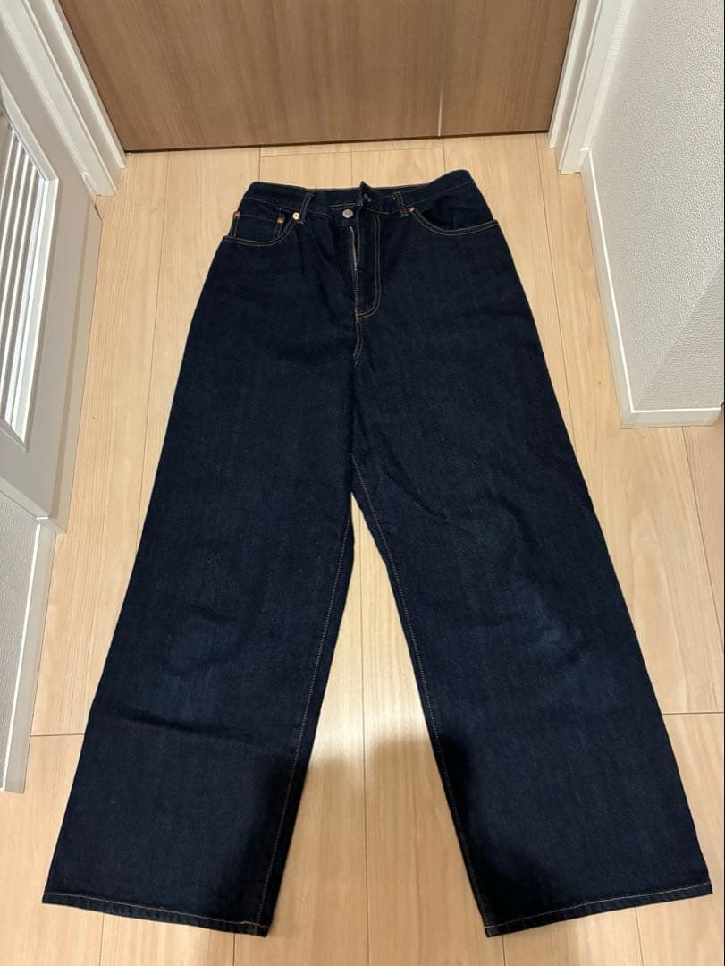 美品　ULTデニムハイライズルーズ5PKT