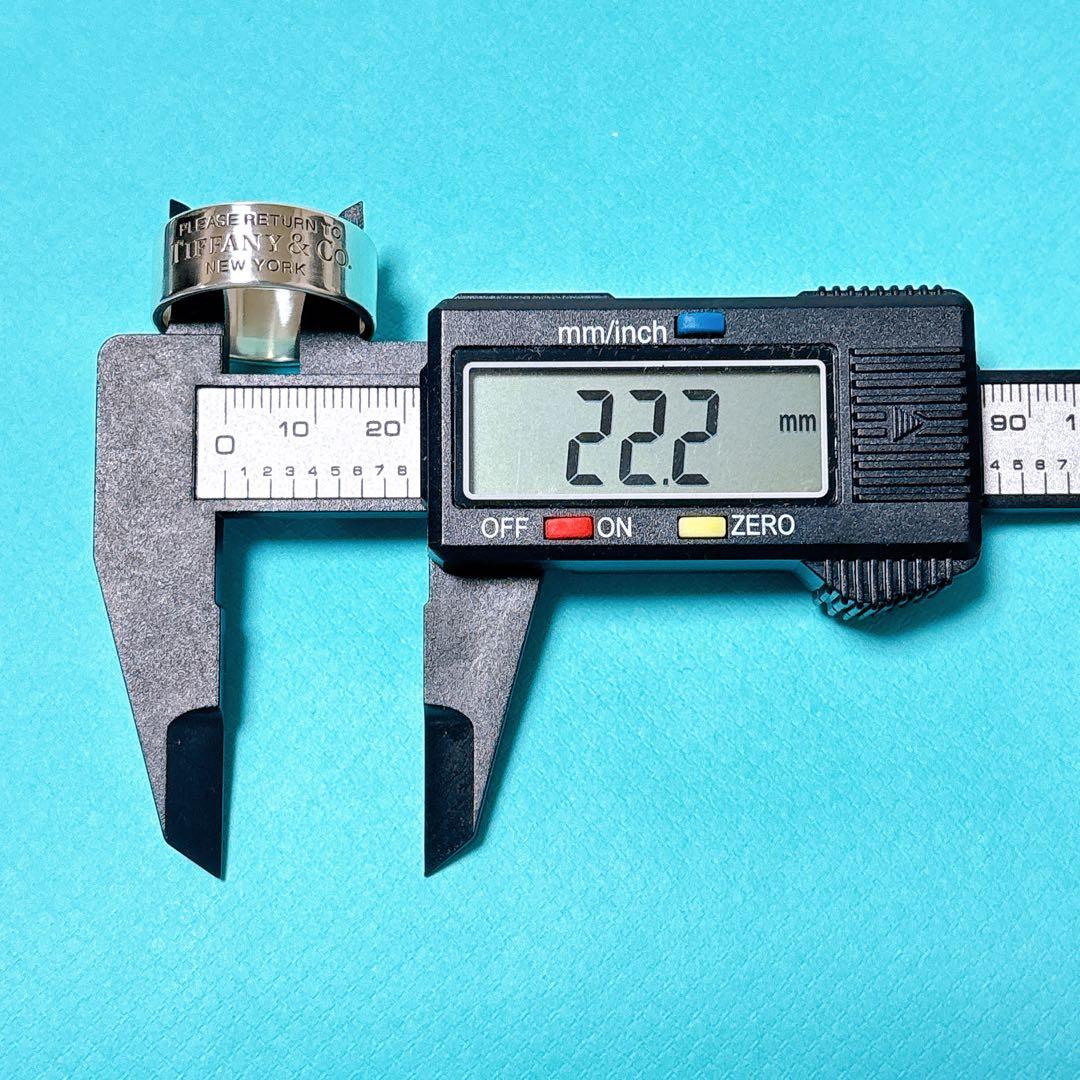 【美品】29号 希少ティファニー リターントゥ ワイドリング シルバー925