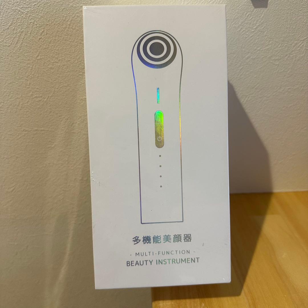 美顔器 定価48000円 イオン導入 温熱 EMS 多機能美容器 ホワイト