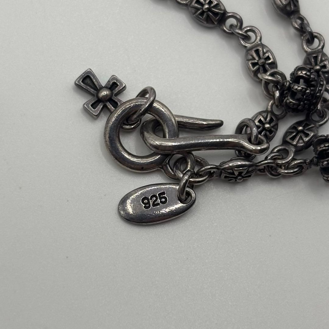 Justin Davis ネックレス　 王冠　クロス　トリニティチェーン