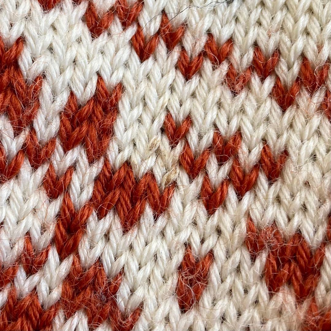 ダーレ オブ ノルウェー メタルフック ノルディック ニット カーディガン S