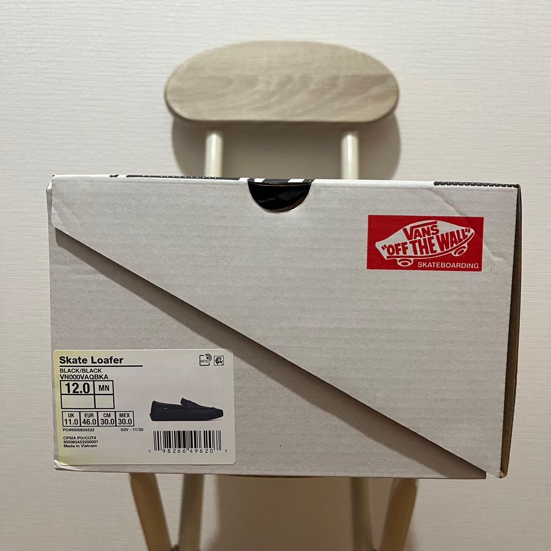 Vans スケートローファー　レザー　30cm ブラック　プロモデル　完売