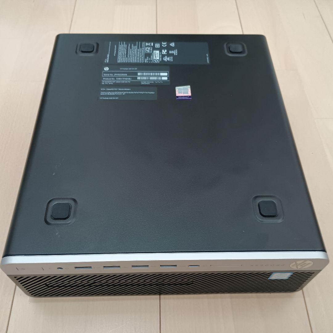 Windowsデスクトップ HP ProDesk 600 G4 Core i5-8500/8G
