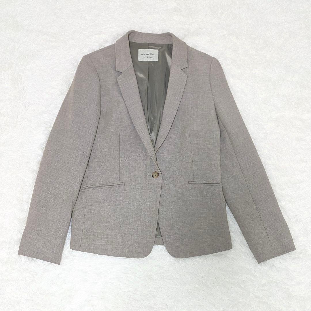 美品✨グリーンレーベルリラクシング　洗えるパンツスーツ　セットアップ　グレージュ