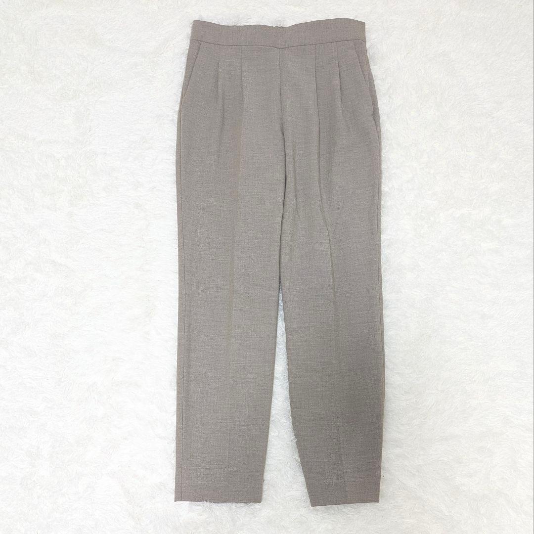 美品✨グリーンレーベルリラクシング　洗えるパンツスーツ　セットアップ　グレージュ