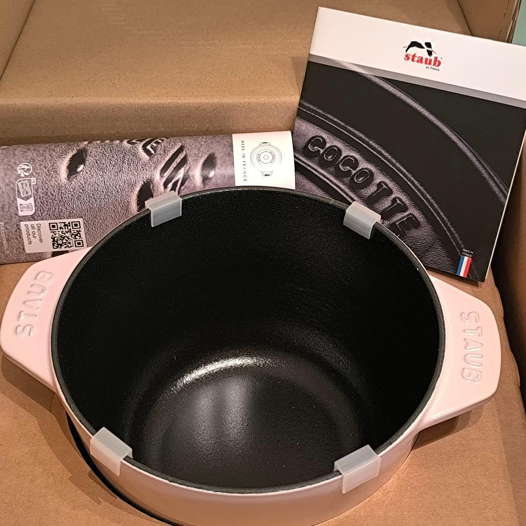 新品 生涯保証 ストウブ ココット de Gohan M ソルベローズ 16cm