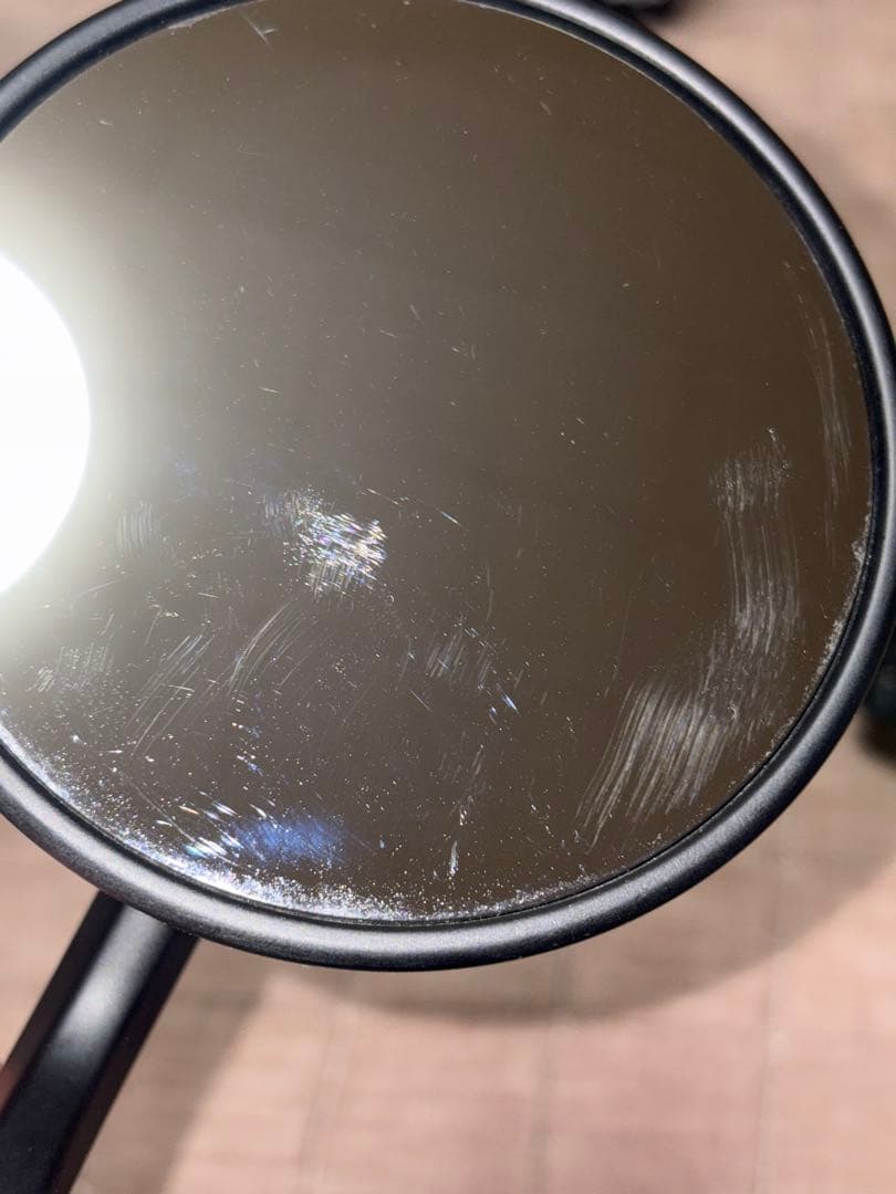 トライアンフ純正オプション　バーエンドミラー バーエンドフィニッシャー付き