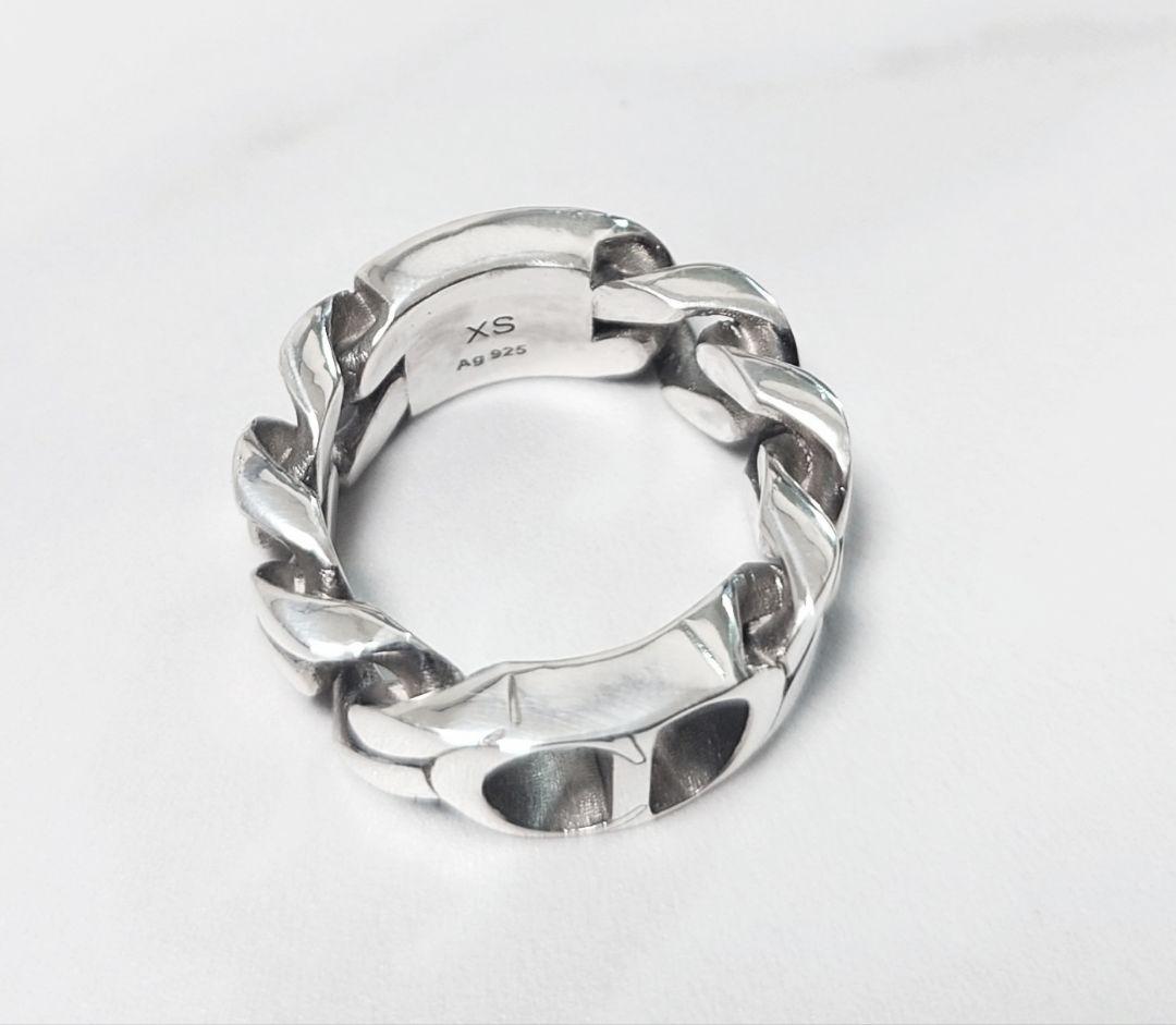 DIOR 16号 サイズXS チェーンリンクロゴリング