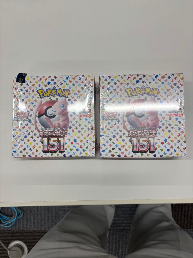 ポケモンカード151 未開封2BOXシュリンク付き ワンオーナー品