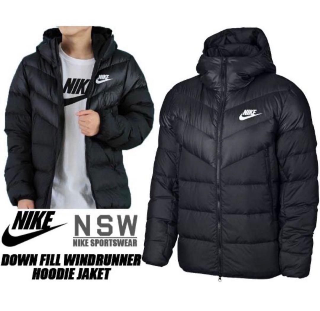 ナイキ Nike ダウンジャケット　ブラック　黒　メンズ　S