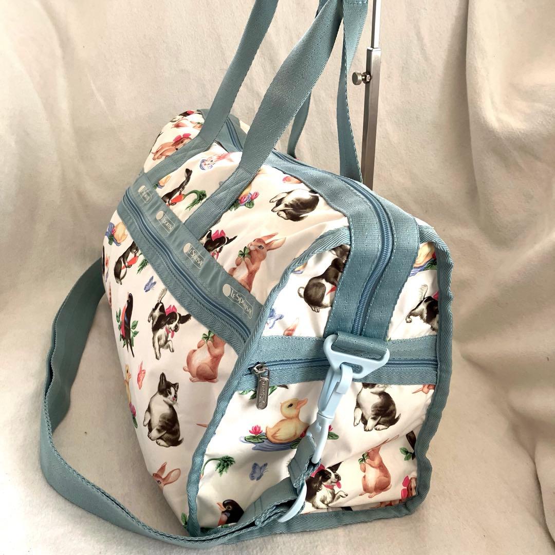 【美品】レスポートサック 35周年記念 日本限定 ストーリーブック柄 ボストン