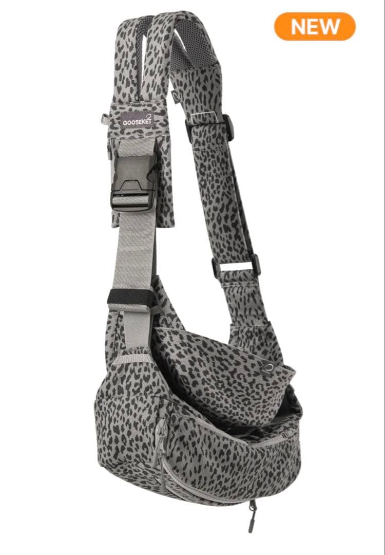 新品未使用 KET グスケット365抱っこ紐Plus グレーレオパード