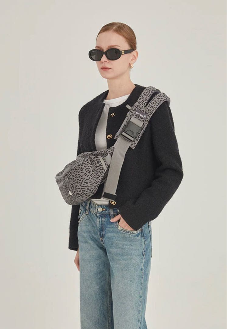 新品未使用 KET グスケット365抱っこ紐Plus グレーレオパード