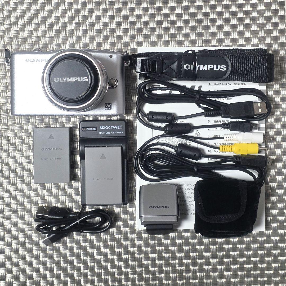 美品 OLYMPUS PEN mini E-PM1 シルバー