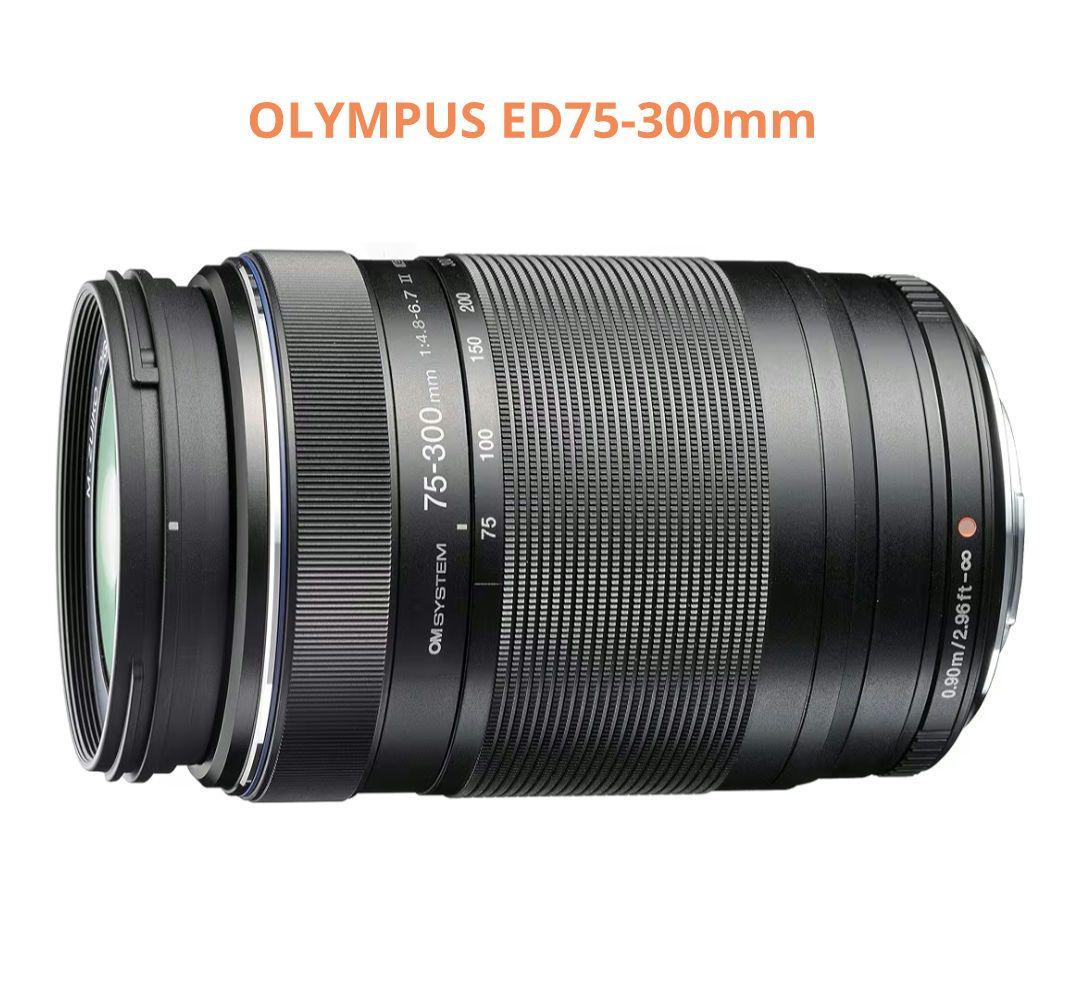 OLYMPUS ED75-300mm f4.8-6.7Ⅱ プロテクター&バック付