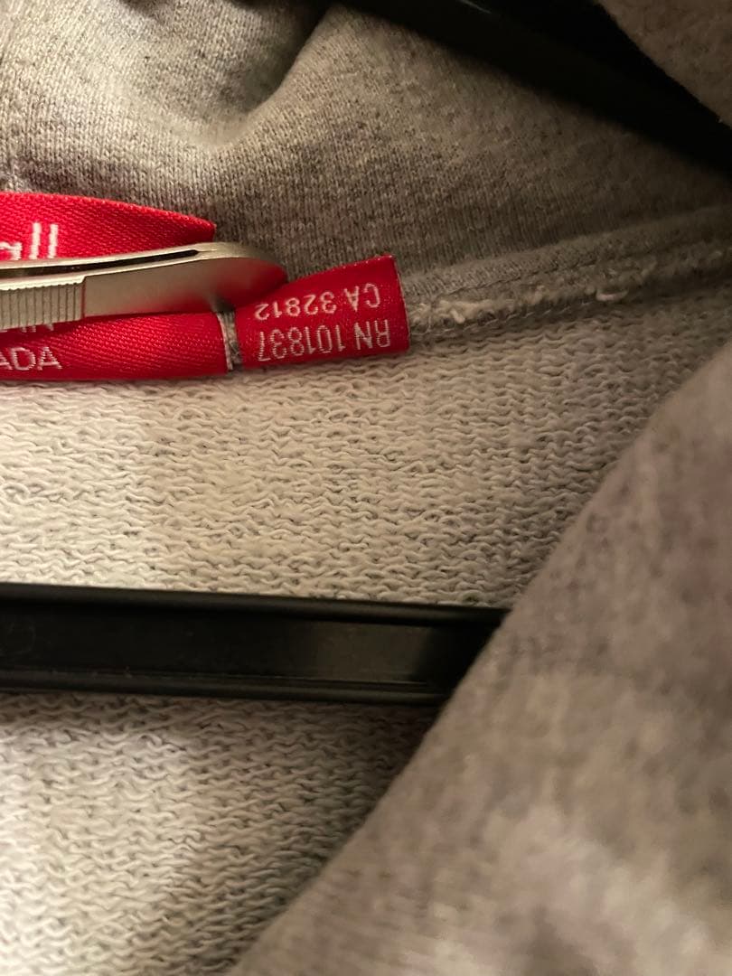 Supreme Small Boxシュプリーム　ジップアップパーカースウェット