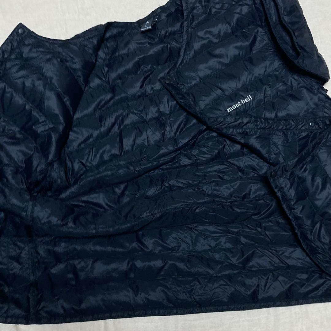 mont-bell スペリオダウンラウンドネックT L ブラック