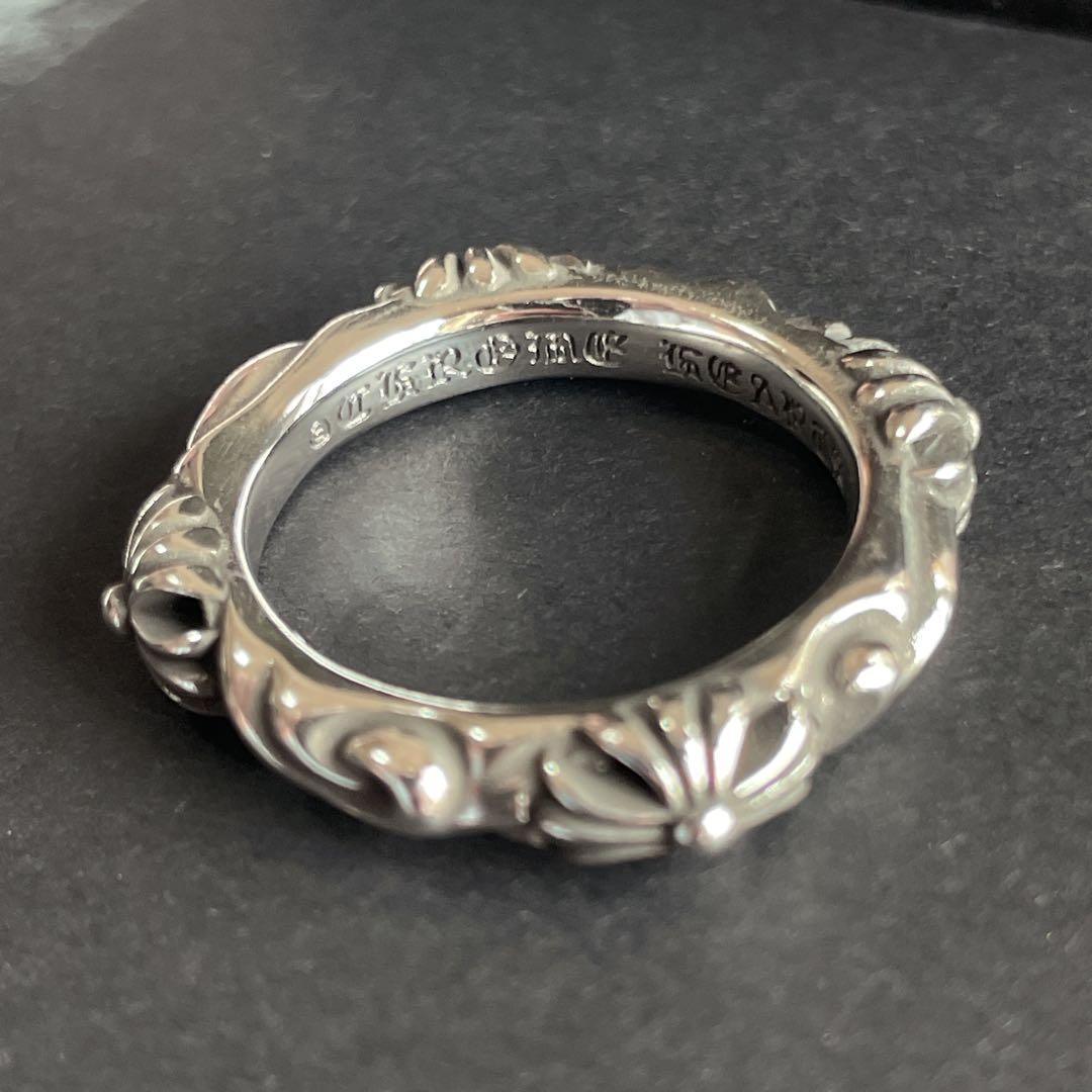 ノーブランド　クロス　SBTバンド　指輪　リング　silver９２５　２１号