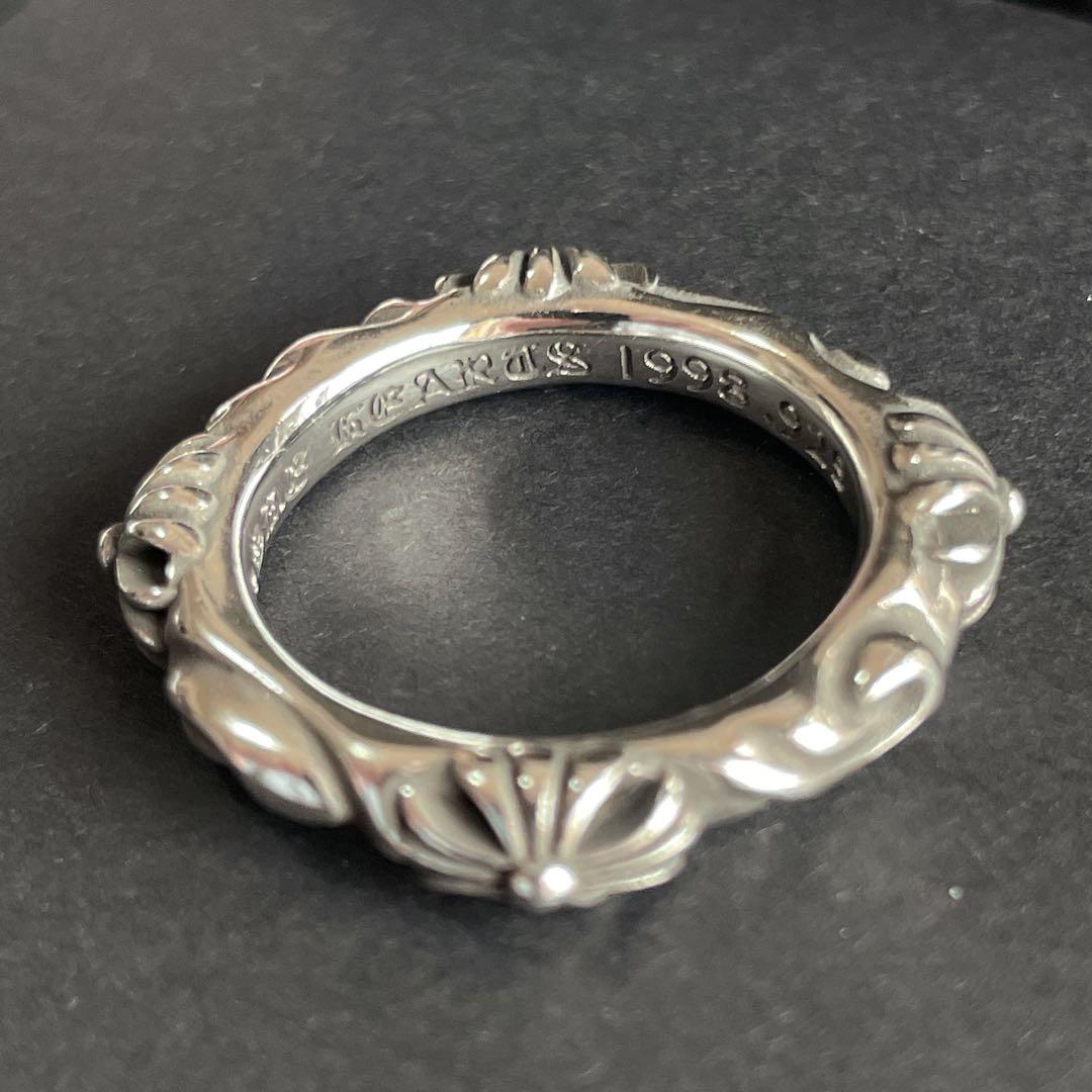 ノーブランド　クロス　SBTバンド　指輪　リング　silver９２５　２１号