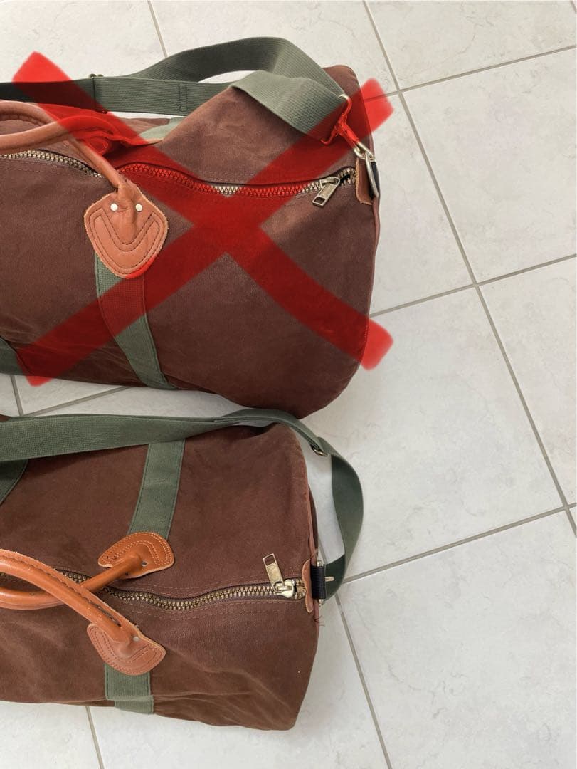 ふみ　LL Bean エルエルビーン　ボストンバッグ　ヴィンテージ