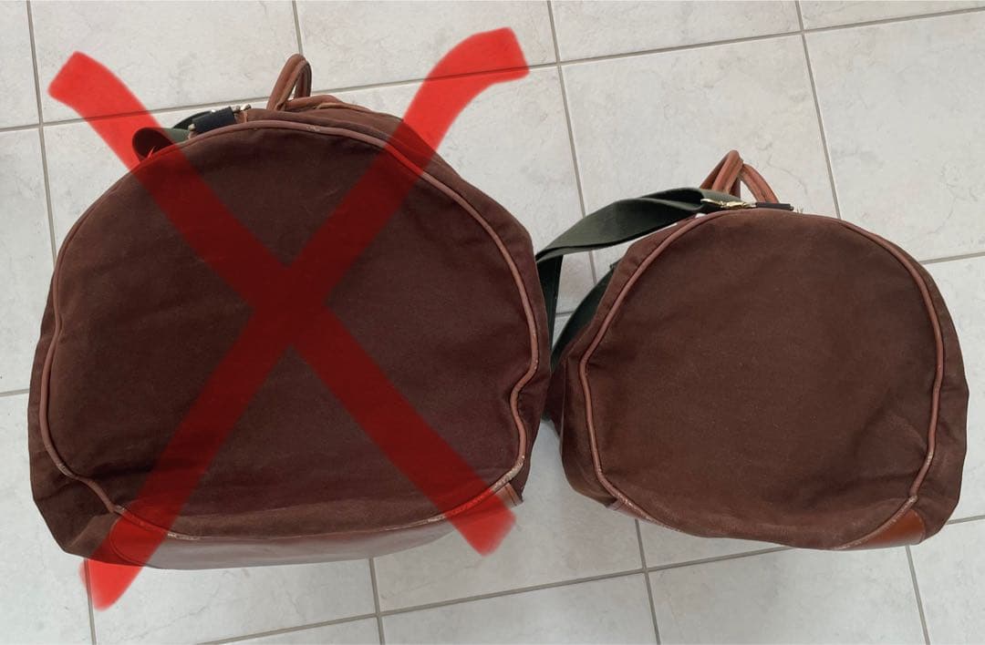 ふみ　LL Bean エルエルビーン　ボストンバッグ　ヴィンテージ