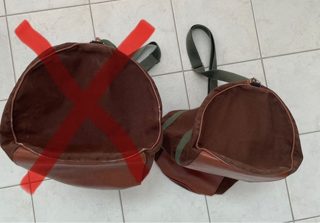 ふみ　LL Bean エルエルビーン　ボストンバッグ　ヴィンテージ