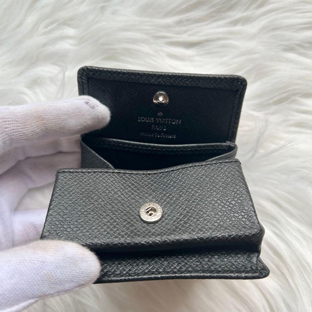 ✨美品✨ルイヴィトン　ケース　タイガレザー　ブラック　メンズ　M30382