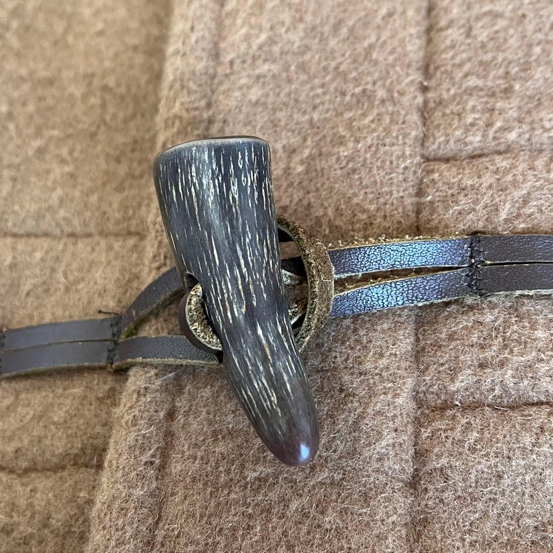 美品　バーバリーズ　ダッフルコート　ノバチェック　キャメル　ウール　英国製 M