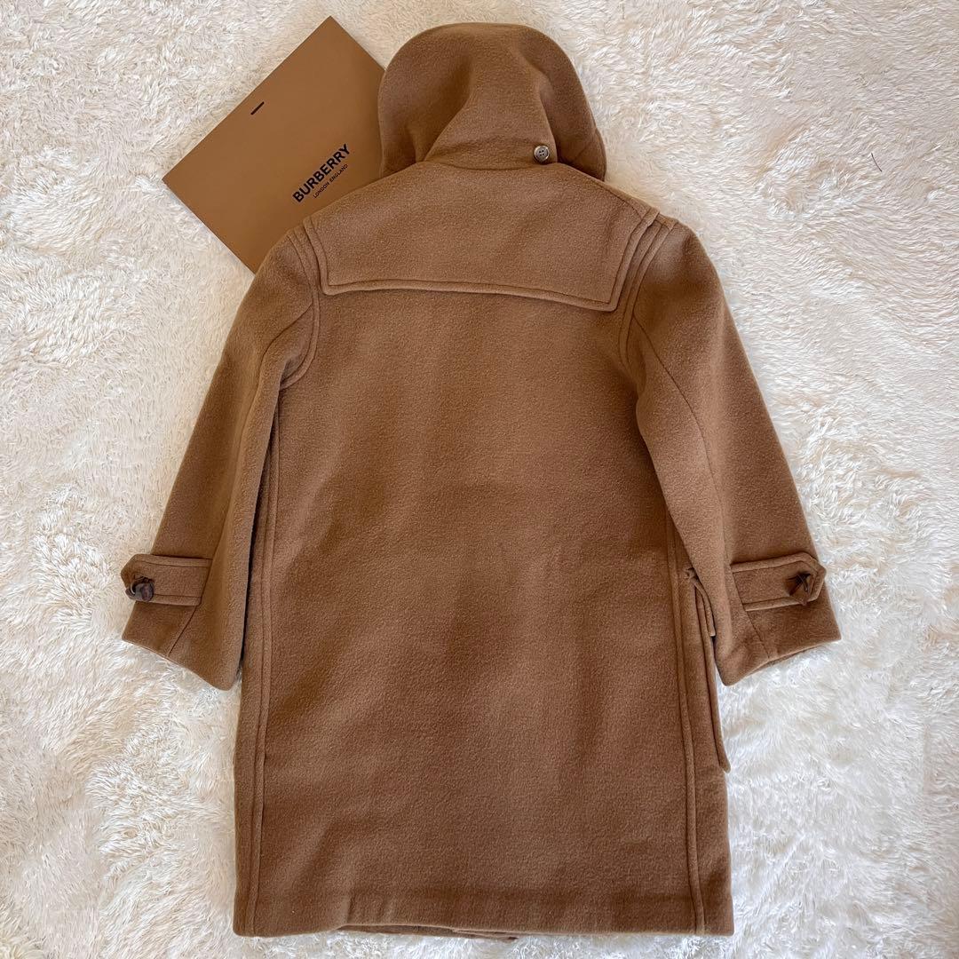 美品　バーバリーズ　ダッフルコート　ノバチェック　キャメル　ウール　英国製 M