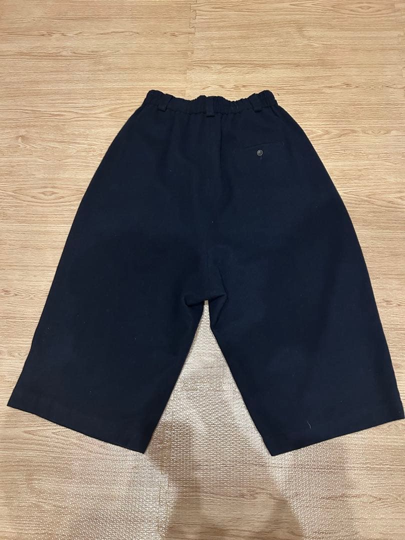 atelier naruse アトリエナルセ　ウールフラノガウチョパンツ