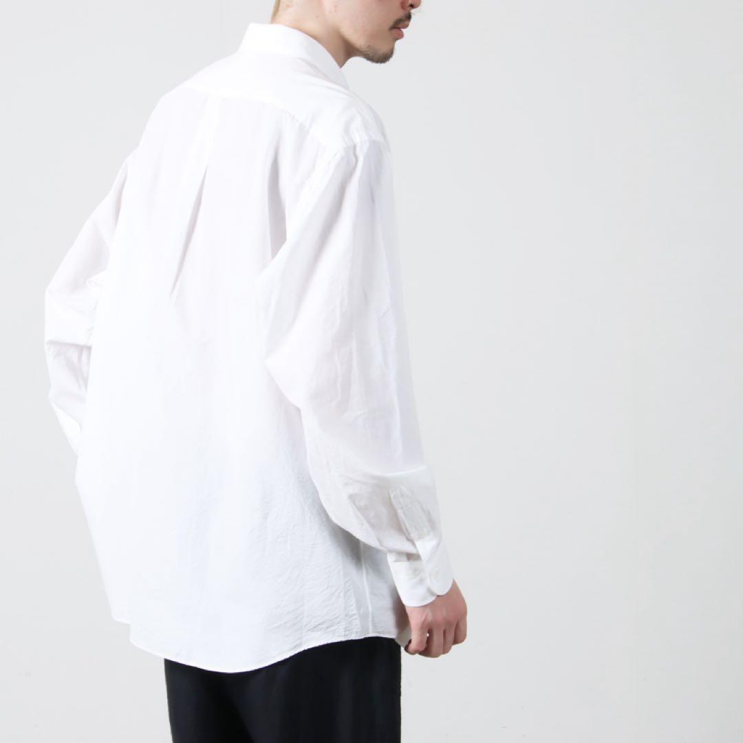 【COMOLI】コモリシャツ（WHITE,Size3）