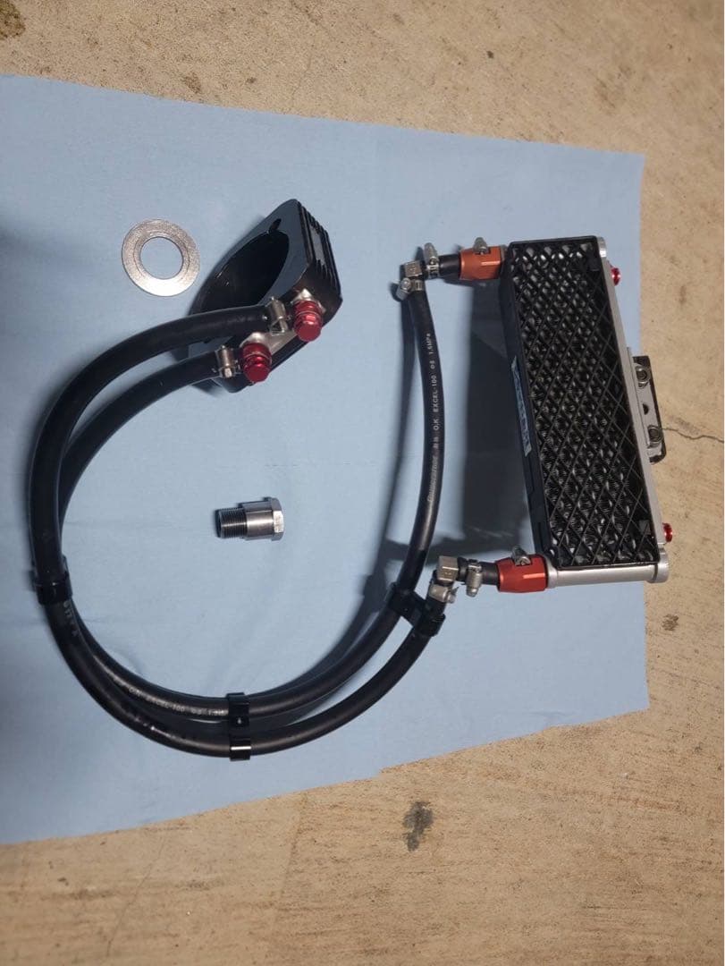 CB400T ホーク用One'S&M製 オイルクーラー