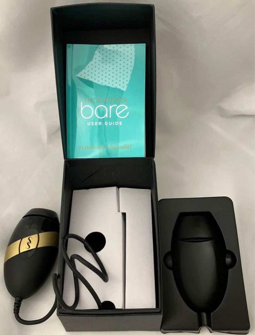 脱毛機器 : smoothskin スムーズスキンbare ブラック 美容家電