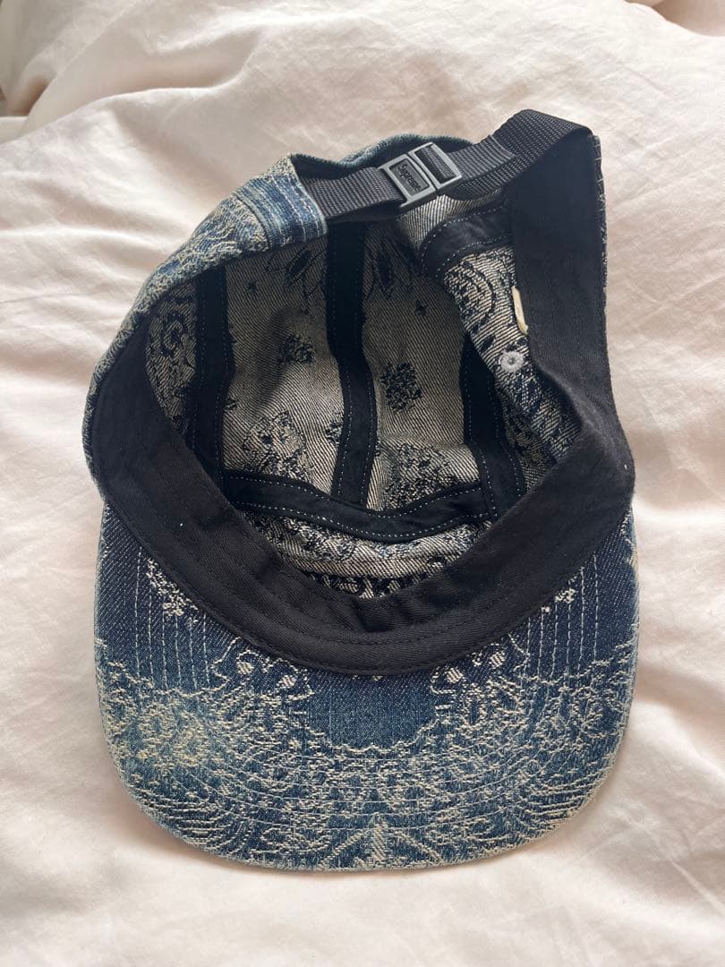Supreme デニム刺繍キャップ