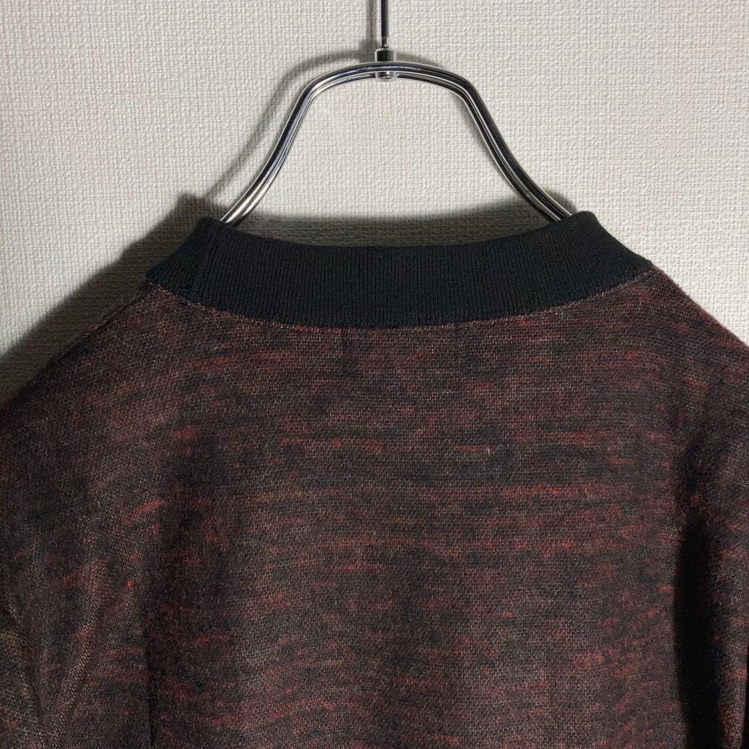HYSTERIC GLAMOUR ニット セーター 濃茶色 黒リブ S