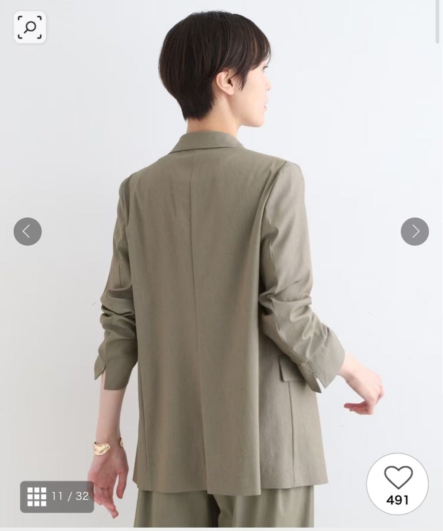 INDIVI パンツスーツ上下