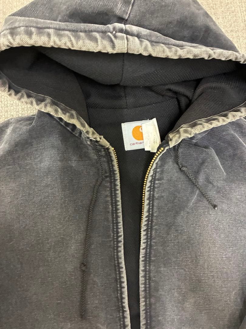 Carhartt アクティブジャケット USA製 星タグ 短丈　ハチノス　襤褸