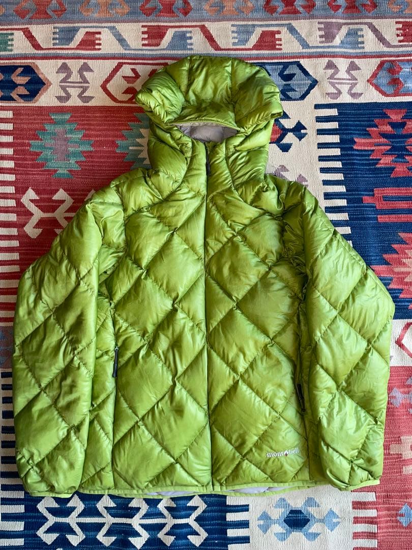 mont-bell ダウンジャケット ダイヤ柄　sk8 y2k テック