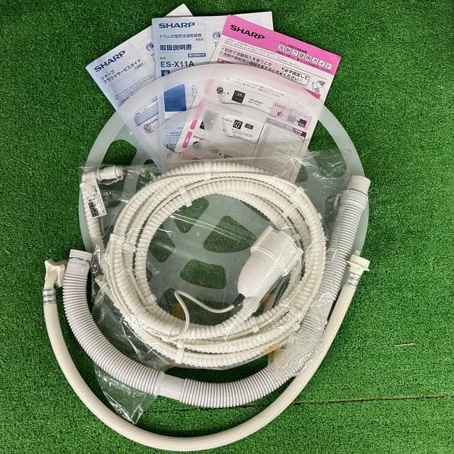 地域限定送料無料　超美品 SHARP シャープ ドラム式洗濯乾燥機ES-X11A