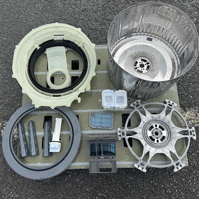 地域限定送料無料　超美品 SHARP シャープ ドラム式洗濯乾燥機ES-X11A