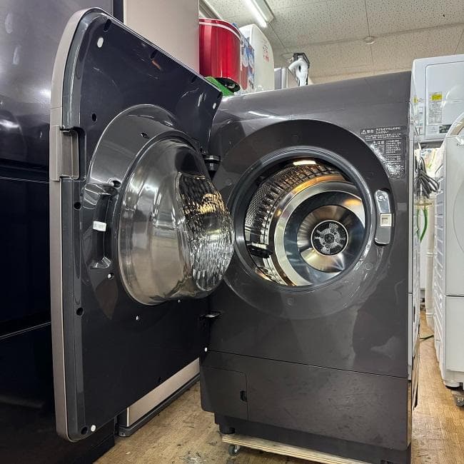 地域限定送料無料　超美品 SHARP シャープ ドラム式洗濯乾燥機ES-X11A