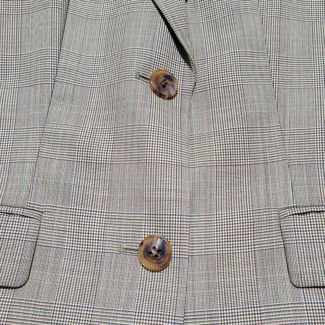 【美品】バーバリー　パンツ スーツセットアップ シングル 2B グレンチェック