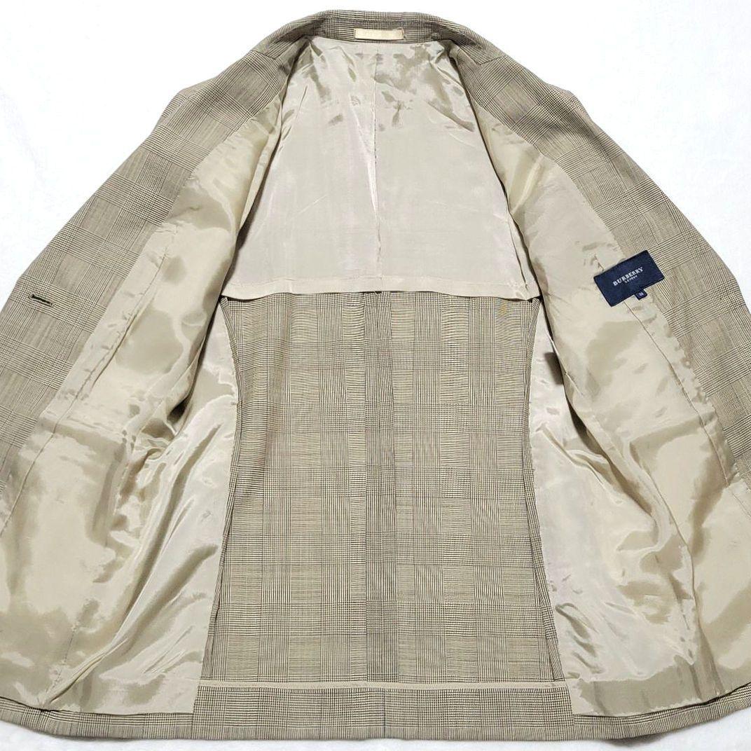 【美品】バーバリー　パンツ スーツセットアップ シングル 2B グレンチェック