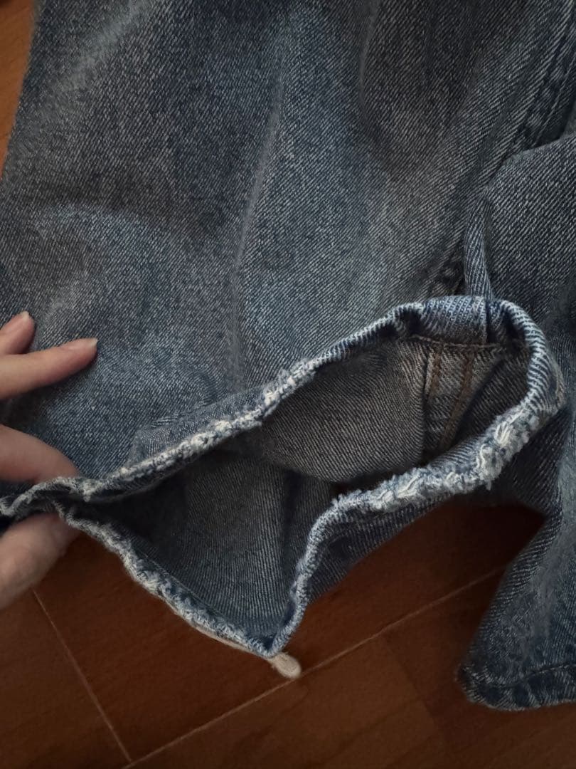 todayful ワイドデニムパンツ