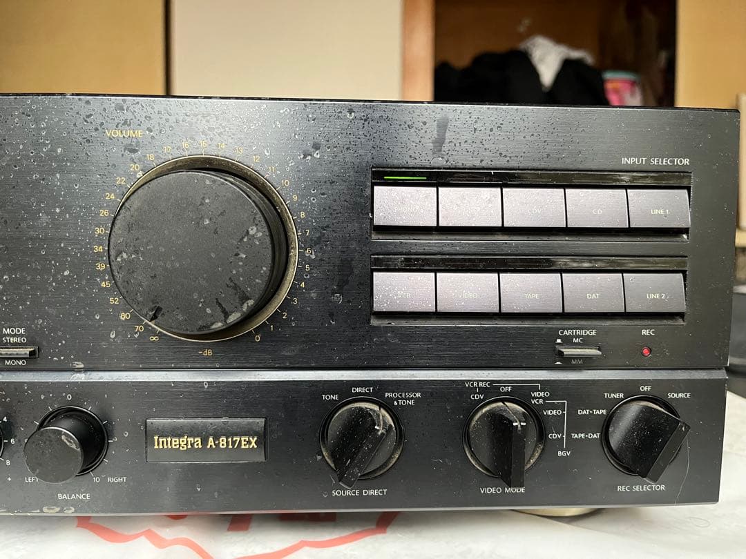 ONKYO Integra A-817EX 統合型ステレオアンプ　ジャンク品