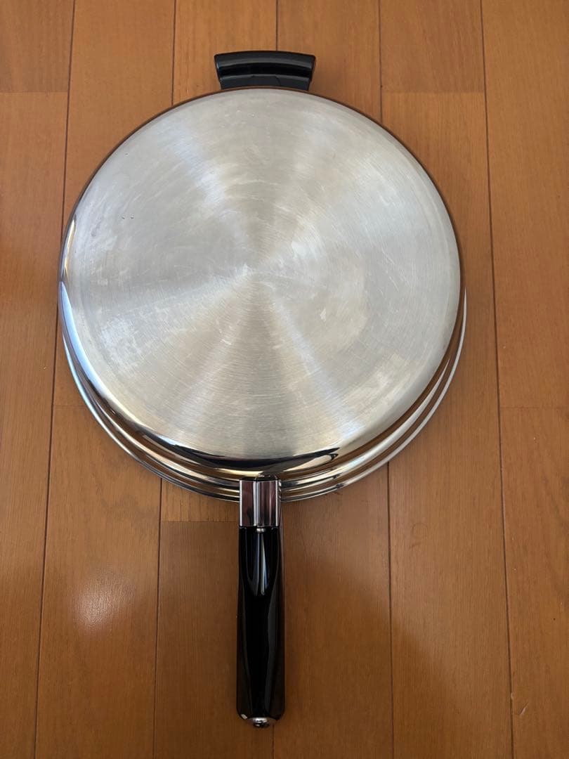 アムウェイ　大フライパン蓋付き 18/8ステンレス　IH対応