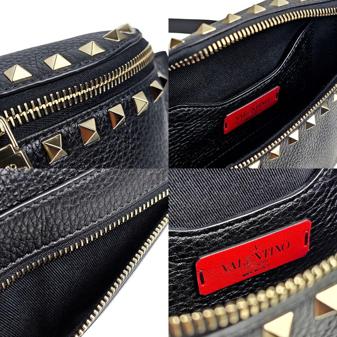美品 ヴァレンティノ VALENTINO ロックスタッズ ボディバッグ