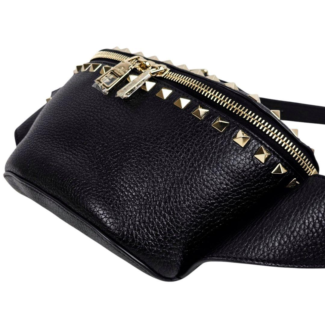 美品 ヴァレンティノ VALENTINO ロックスタッズ ボディバッグ