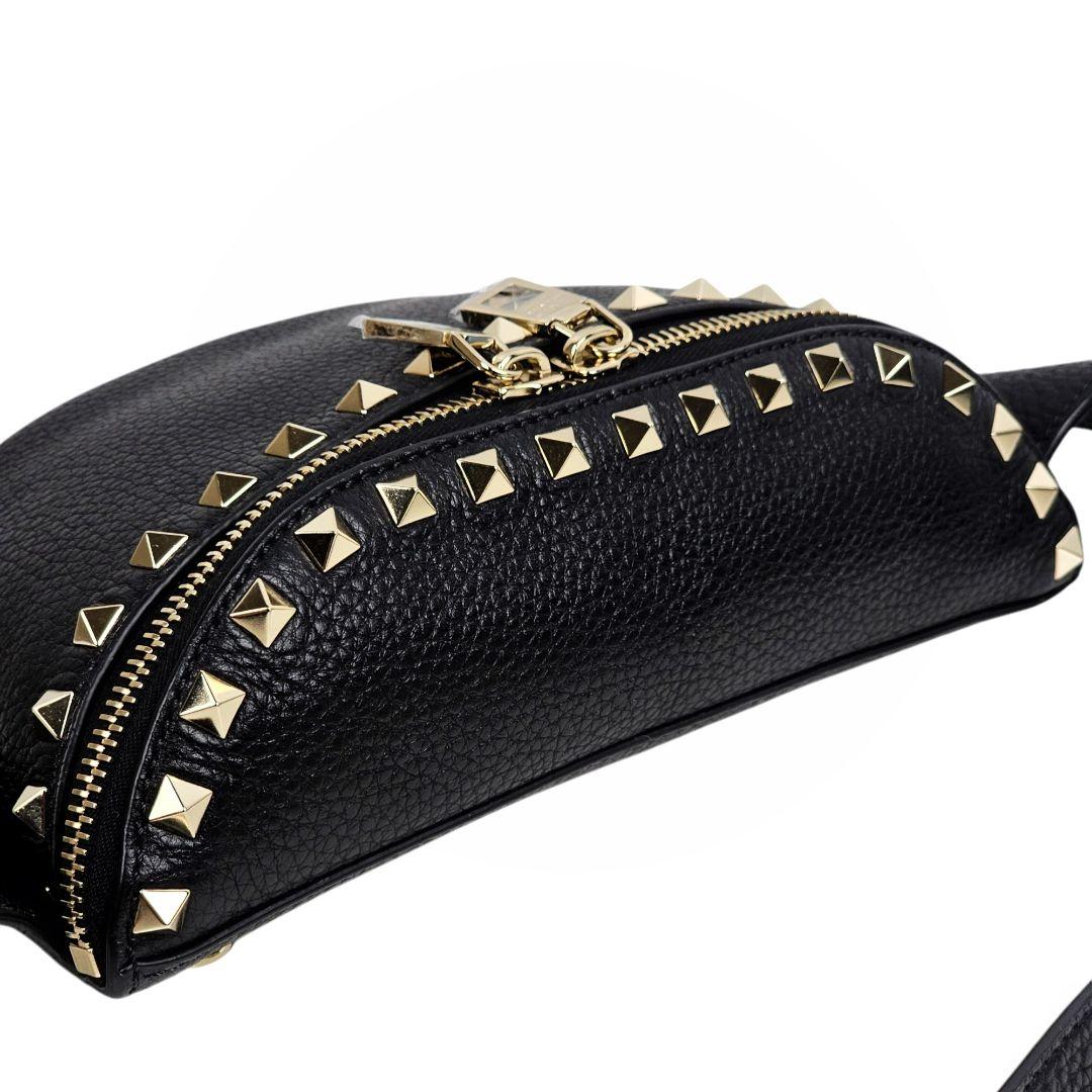 美品 ヴァレンティノ VALENTINO ロックスタッズ ボディバッグ