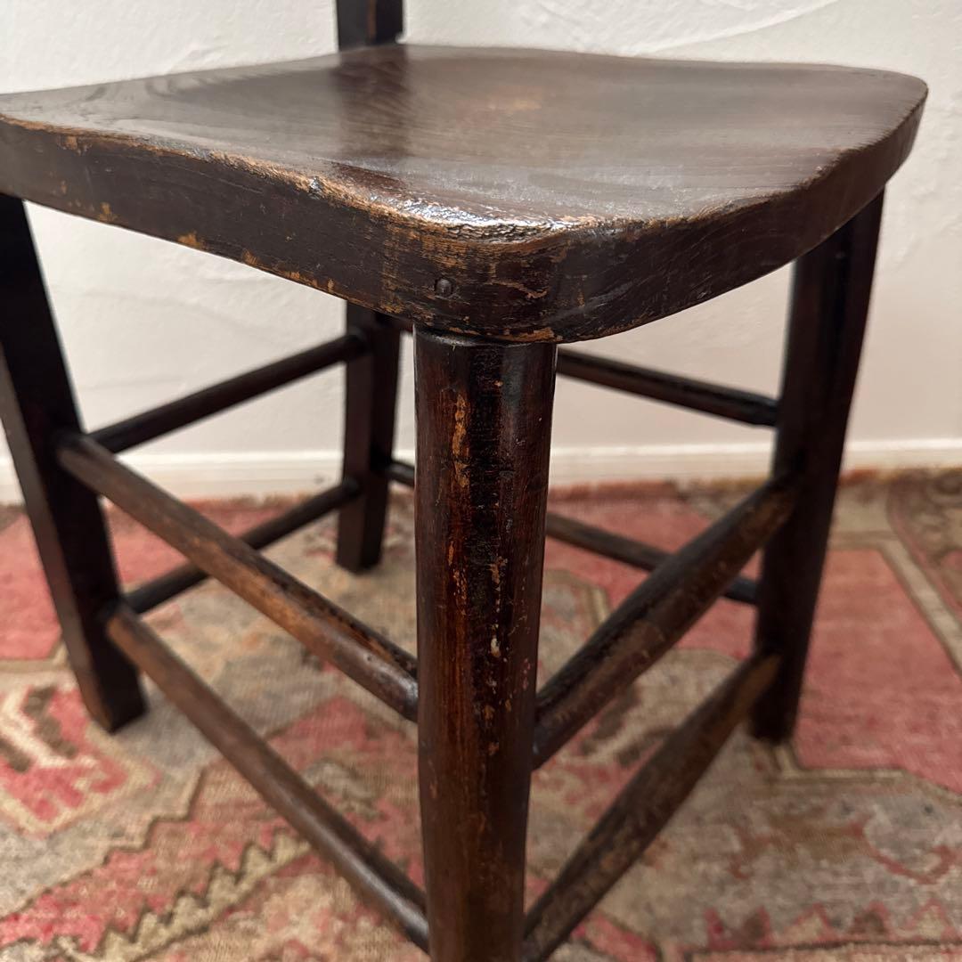 【お値下げ】イギリスアンティーク　チャイルドチェア　アンティークチェア